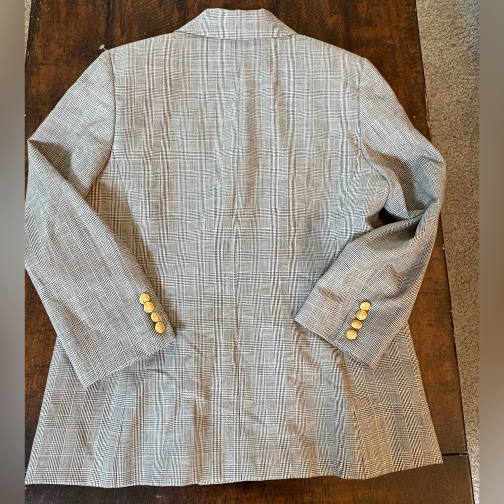 Pendleton Plaid Double Breasted Blazer Jacket In … - image 7